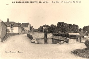 La mare et le puits, Rue Grande 1910